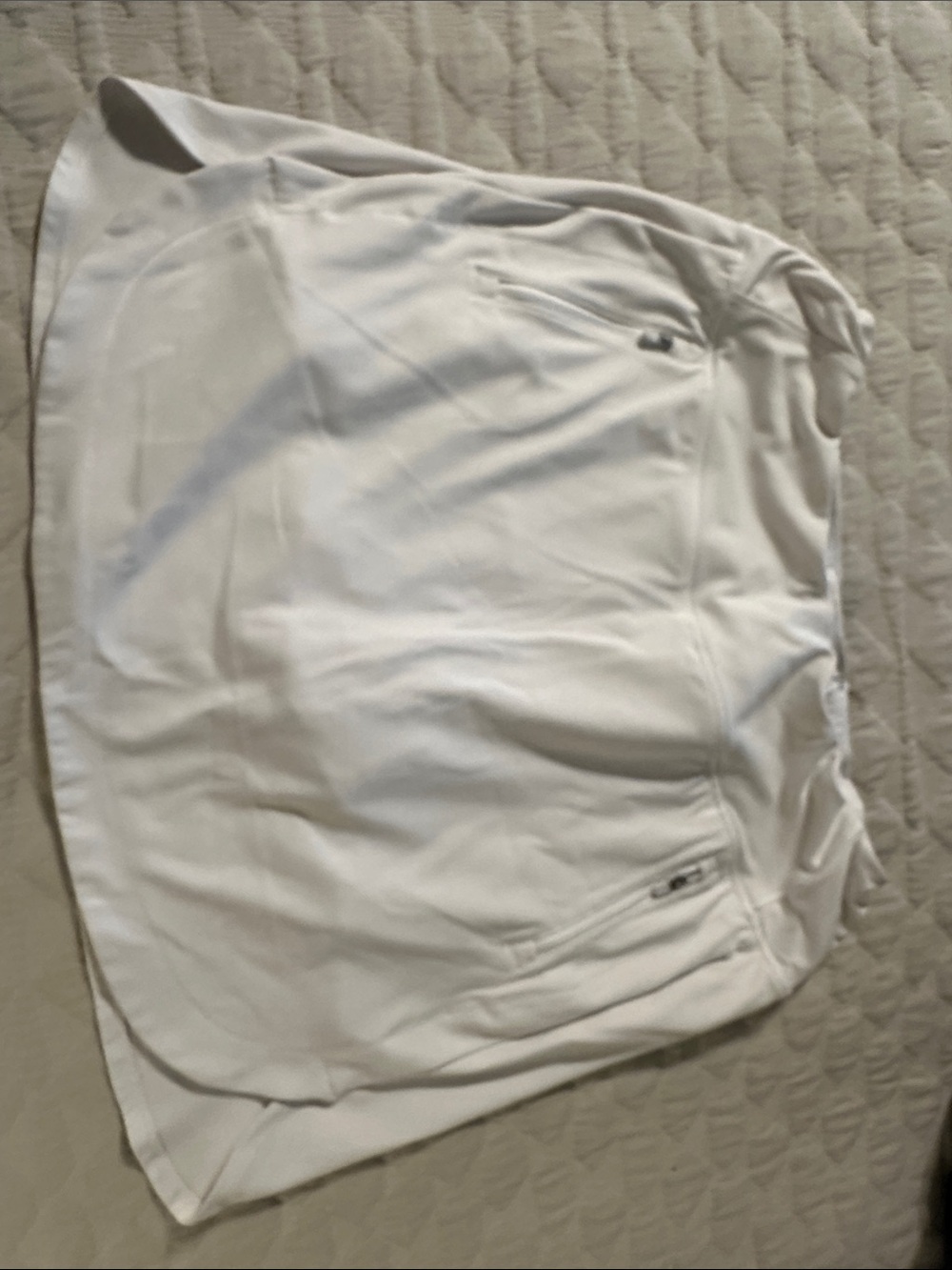 Athleta White Performance Mini Skirt